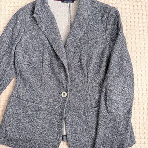 Tommy Hilfiger Women's Charcoal sweater Blazer